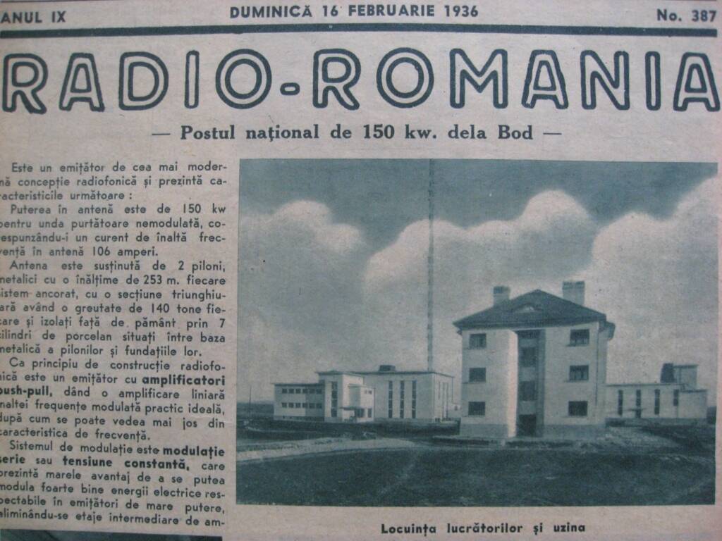 Martori pe unde: Stația Radio Bod, rol principal în actul de la  23 august 1944