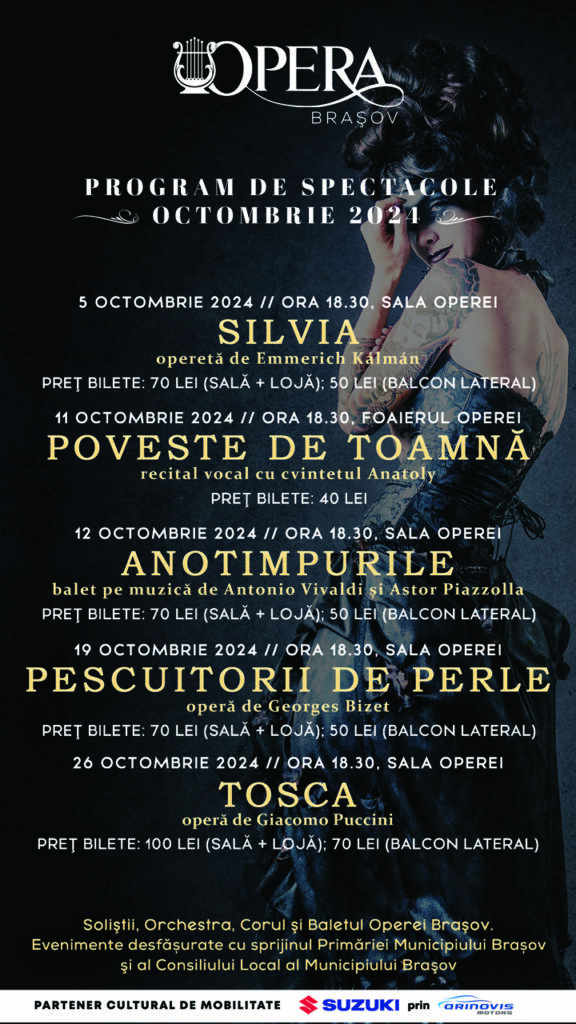 „Bărbierul din Sevilla” revine pe scena Operei Brașov 