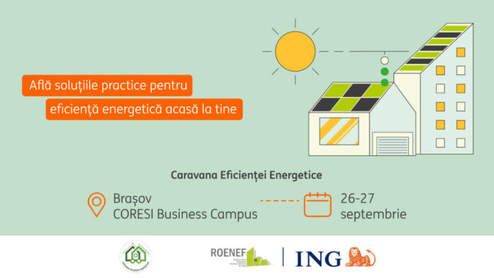(P) Caravana ROENEF ajunge la Brașov. Casa demonstrativă nZEB va fi prezentată în Campusul Coresi pe 26 și 27 septembrie