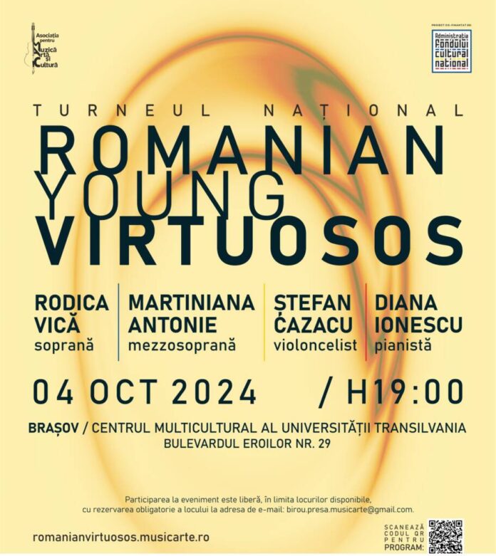 Turneu național „Romanian Young Virtuosos”, la Brașov