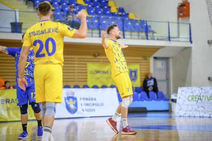 Volei: Corona Brașov a câștigat meciul cu Știința București din Divizia A1