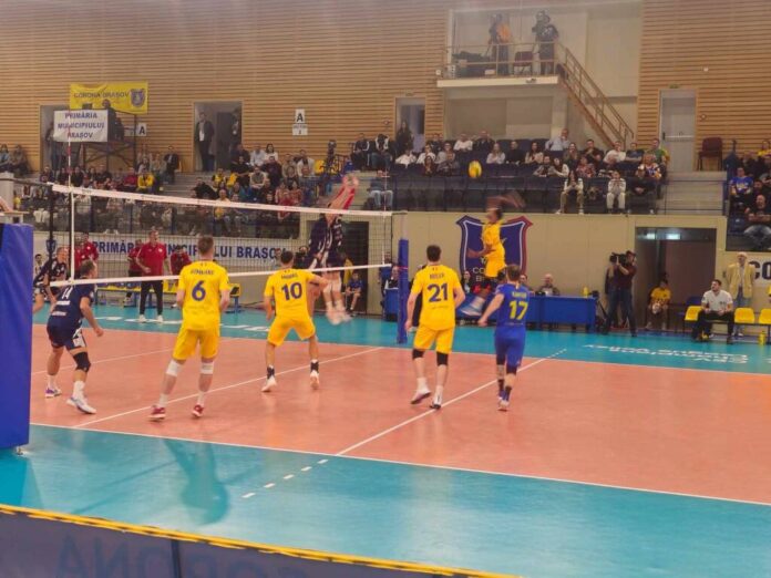 Volei: Corona Brașov joacă astăzi returul cu Olympiakos Pireu, din turul trei preliminar al Ligii Campionilor