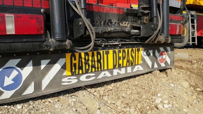 Transporturi agabaritice, prin zona Brașov