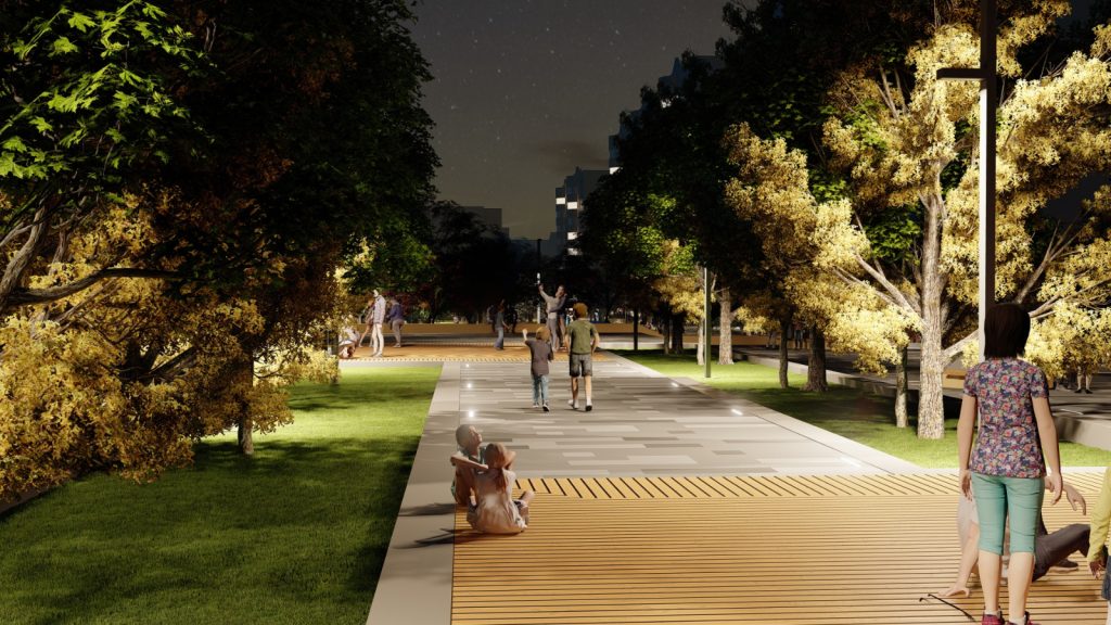 Primăria Brașov a lansat licitația pentru finalizarea proiectului de modernizare a pietonalului din Răcădău