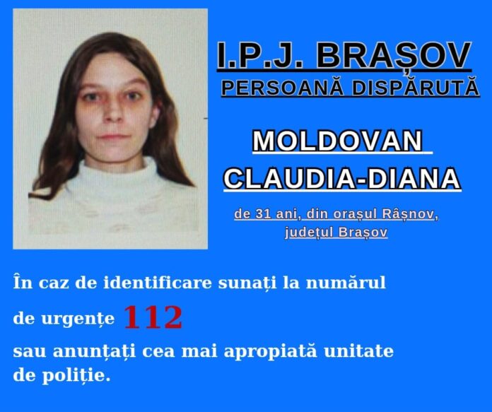 O femeie din Râșnov, dată dispărută. Dacă o vedeți, sunați la 112