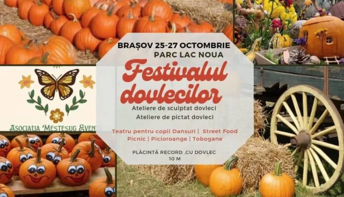 Festivalul Dovlecilor va avea loc în weekend la lacul Noua din Brașov