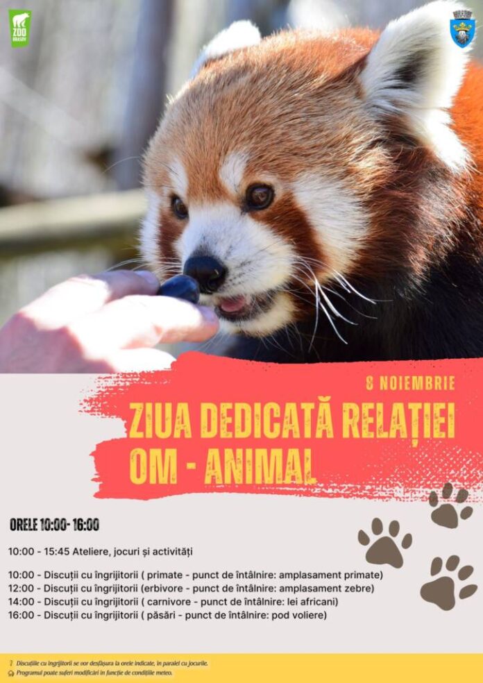 Ziua Dedicată Relației Om-Animal, la Grădina Zoologică Brașov