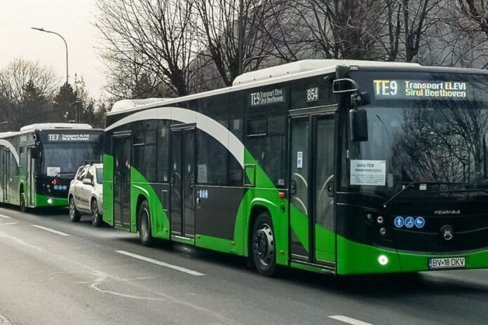 TE 16, o nouă linie de transport elevi, în Brașov