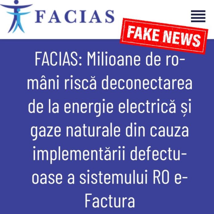 ANAF dezminte că implementarea e-Factura riscă să lase milioane de români fãrã energie și gaze naturale