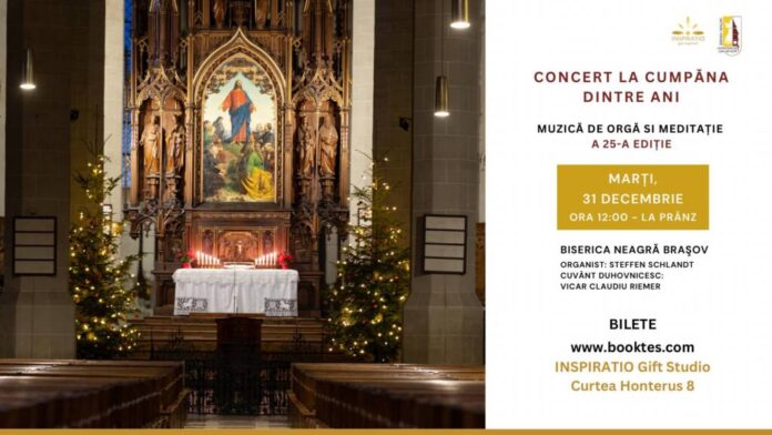 Concert „La cumpăna dintre ani”, la Biserica Neagră