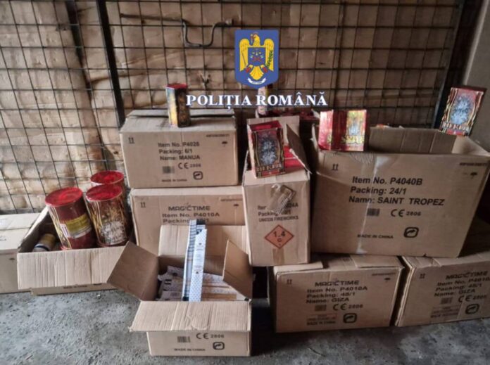 Articole pirotehnice confiscate de polițiști pentru siguranța cetățenilor și a animalelor