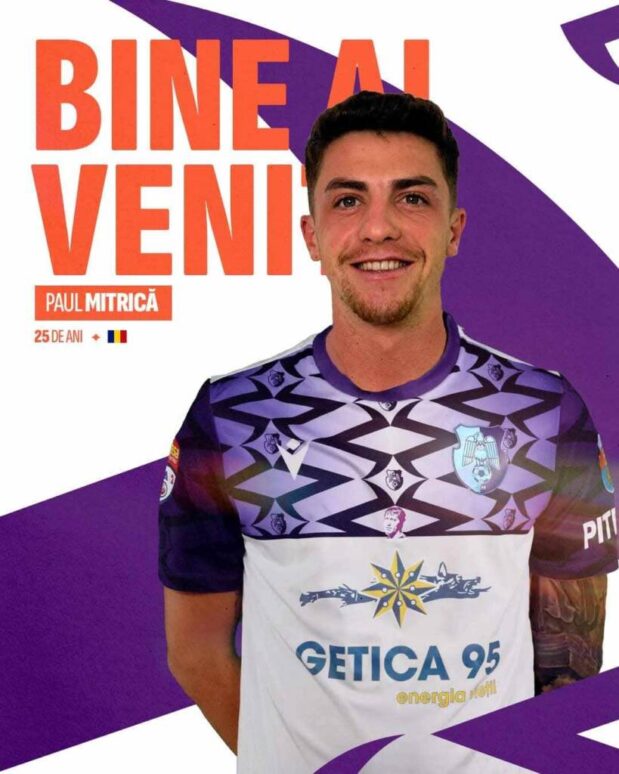 Braşoveanul Paul Mitrică a revenit în Liga 2. A semnat cu FC Argeș