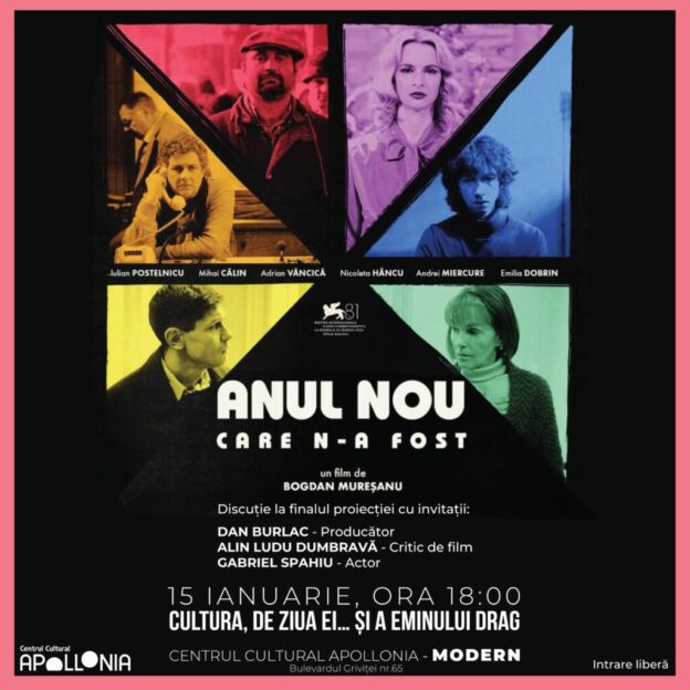 "Cultura de ziua ei… și a Eminului drag": Filmul "Anul Nou care n-a fost", la Centrul Cultural Apollonia - MODERN