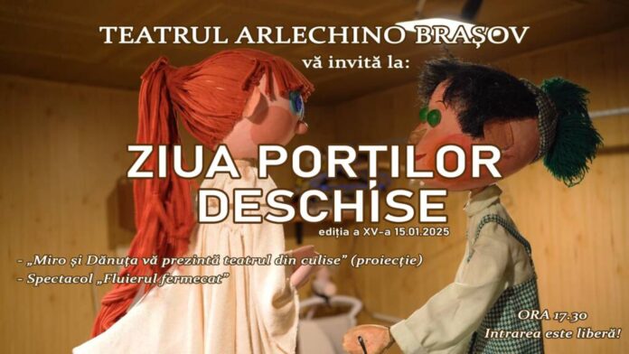 Ziua Culturii Naționale aduce Ziua Porților Deschise la Teatrul pentru Copii Arlechino Brașov