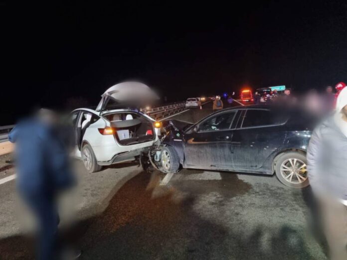 Accident grav pe autostrada A3, sensul Ploiești-București: Cinci autoturisme  implicate și două persoane rănite