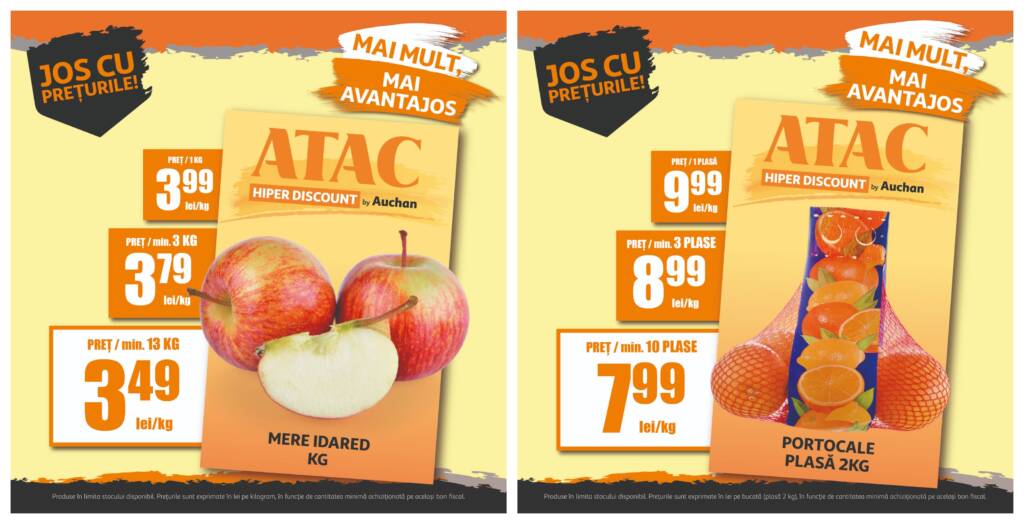 (P) Cel mai ieftin hipermarket discount din Brașov, ATAC Bartolomeu, vă aduce noi prețuri extraordinare