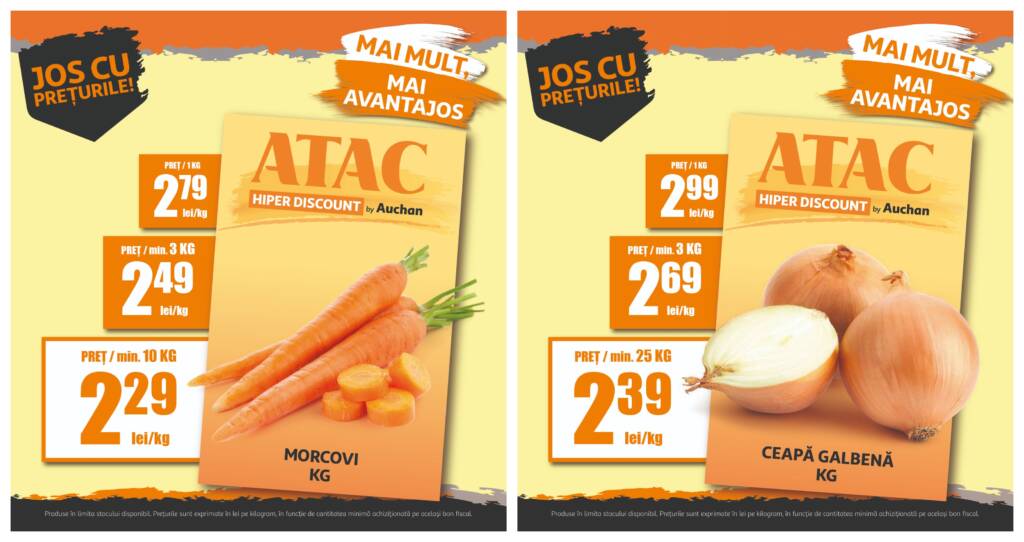 (P) Cel mai ieftin hipermarket discount din Brașov, ATAC Bartolomeu, vă aduce noi prețuri extraordinare