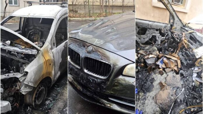 Femeie arestată după ce a incendiat trei mașini în încercarea de a se răzbuna pe fosta șefă: „Am încurcat autoturismele”