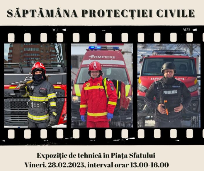 Expoziție, prevenire, voluntariat, situații de urgență: Universul salvatorilor, în Piața Sfatului din Brașov