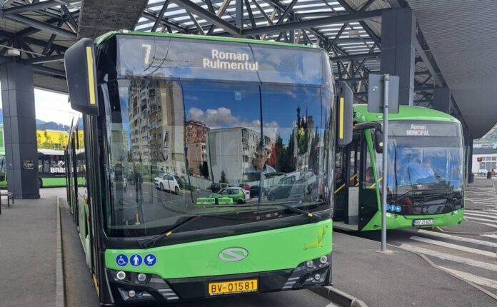 Brașov: Trei zile, autobuze în loc de troleibuze, pe linia 7, Rulmentul - Roman