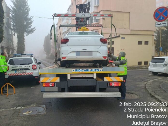 1.536 sancțiuni contravenționale, aplicate în februarie de polițiștii locali din Brașov