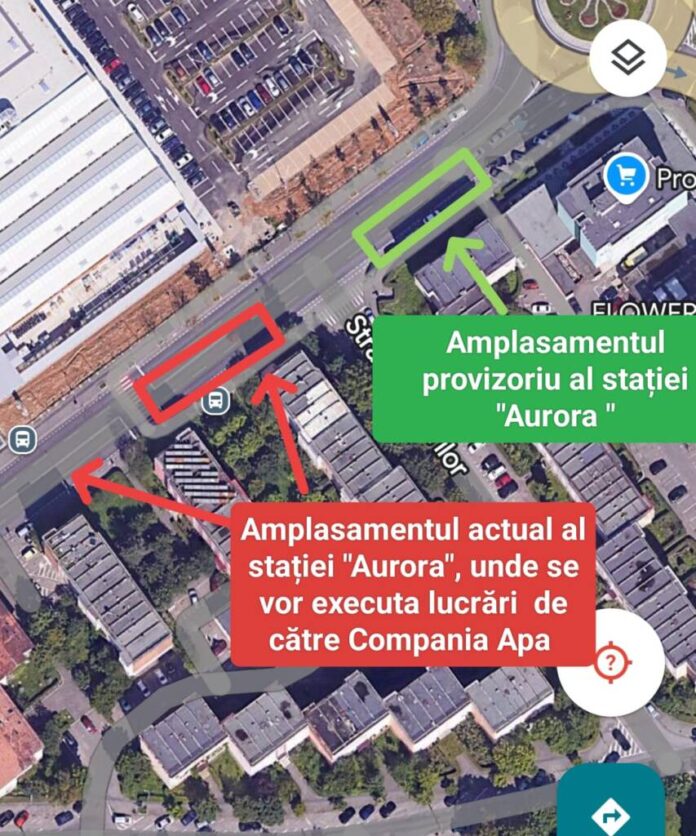 Brașov: Câteva zile, altă locație pentru stația ”Aurora”, pe unde trec autobuzele 17, 21 și 35