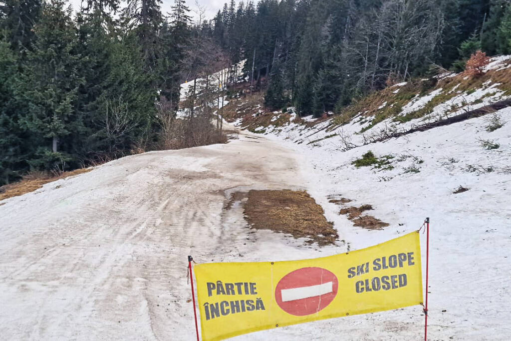 Sezonul de schi în Postăvarul, la final