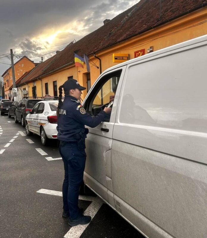 Zeci de sancțiuni, majoritatea pentru abateri de la legislația rutieră, după ce Ghimbav a fost o prioritate pentru polițiști
