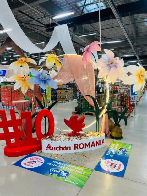 Auchan Brașov Coresi sărbătorește 10 ani de activitate alături de clienți și producători