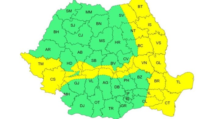 Cod galben de vânt și la Brașov