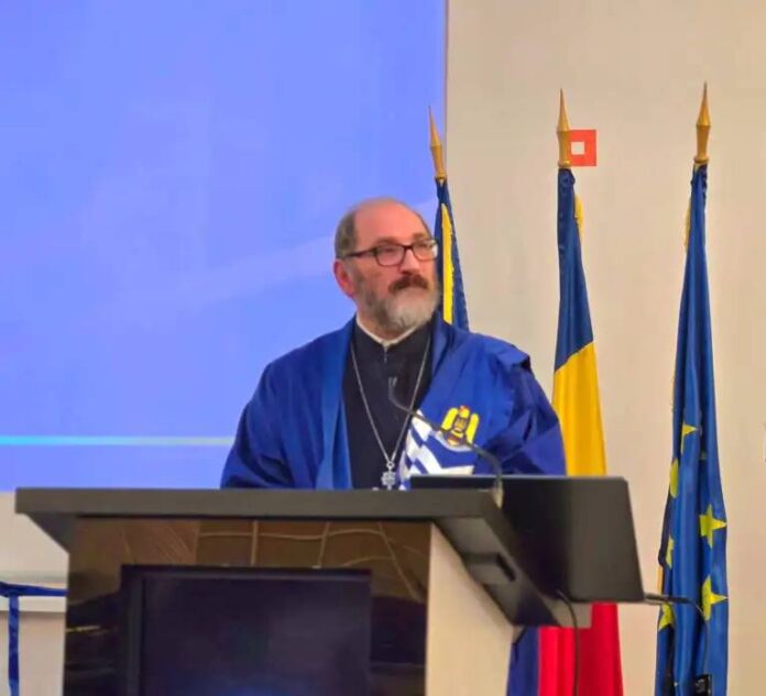 Părintele Constantin Necula, distins cu titlul de „Doctor Honoris Causa” de Academia Forțelor Aeriene din Brașov