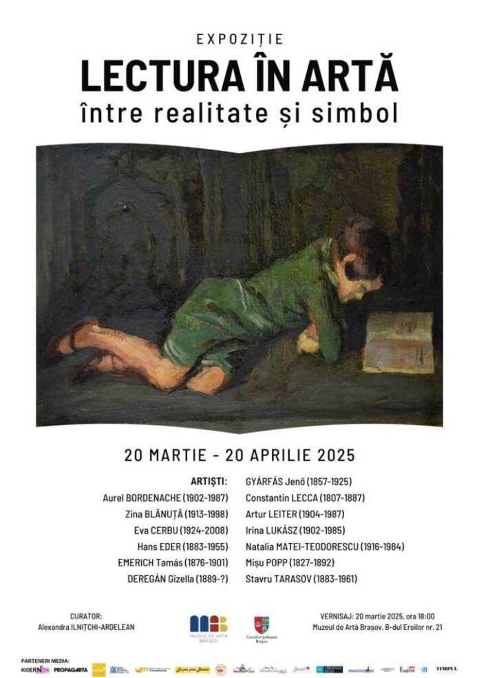Lectura ca sursă de inspirație artistică, într-o nouă expoziție la Muzeul de Artă Brașov