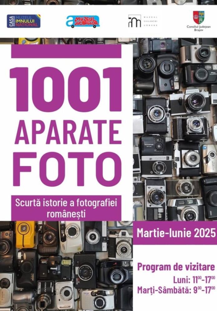 Expoziția „1001 aparate foto – Scurtă istorie a fotografiei românești”, la Muzeul „Casa Mureșenilor” Brașov