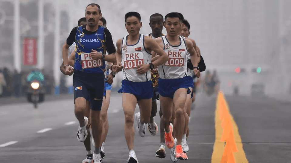 Brașoveanul Ștefan Iulius Gavril a participat la Maratonul Internațional din Coreea de Nord 