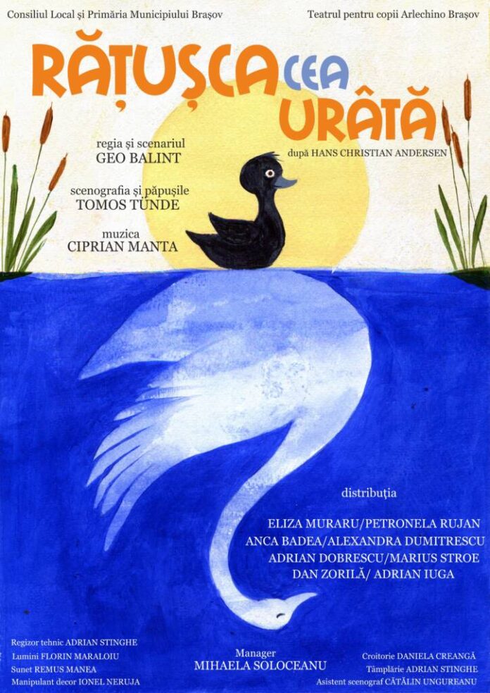 „Rățușca cea urâtă”, premieră la Teatrul pentru Copii „Arlechino” Brașov