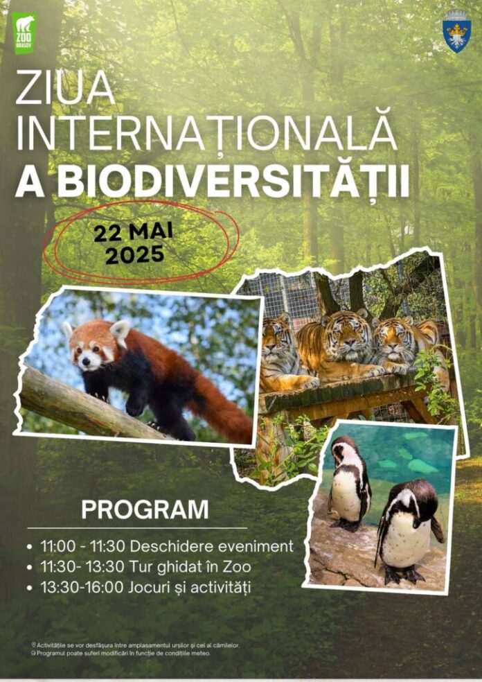 „Când biodiversitatea este în pericol, omul este în pericol” l Ziua Internațională a Biodiversității, sărbătorită la Grădina Zoologică Brașov