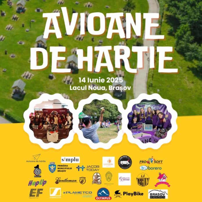 „Avioane de Hârtie”, concurs la Lacul Noua