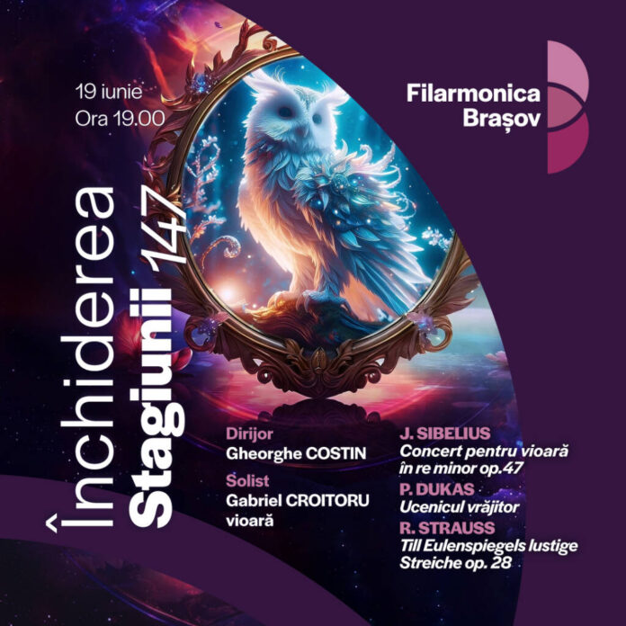 Joi, final de stagiune la Filarmonica Brașov