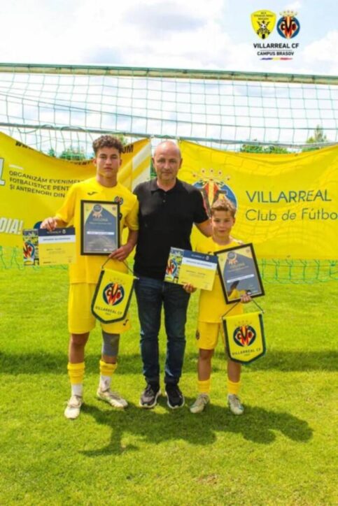 Villarreal a venit la Brașov. Cristian Iordănescu (Luceafărul Târgoviște) și Andrei Barna (Colțea Brașov) au fost selecționați la "Villarreal Yellow Cup Summer” 2026