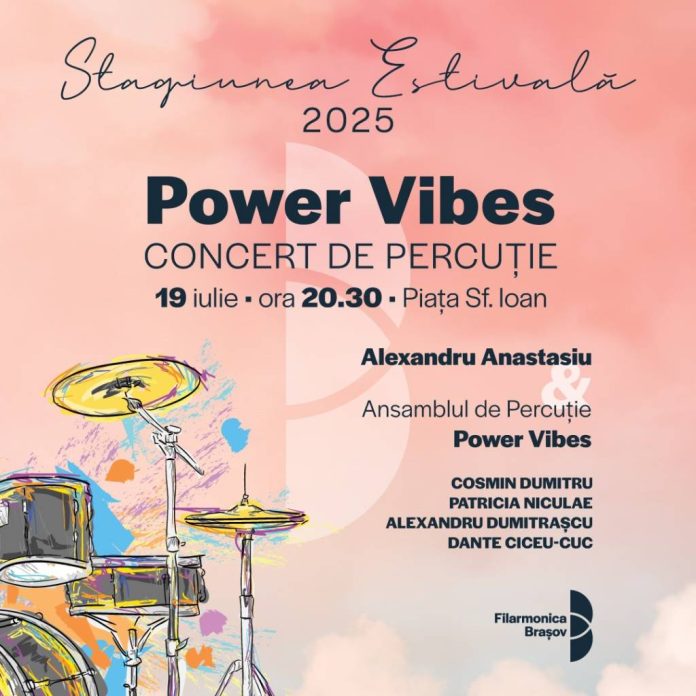 Concert de percuție, sâmbătă, în Piața Sf. Ioan