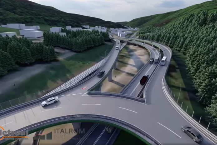 Sens giratoriu suspendat, construit pe DN1 la Predeal. Cum va arăta și cât va dura construcția 