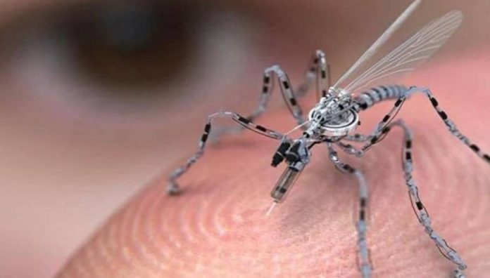 O dronă de supraveghere de dimensiunea unui țânțar
