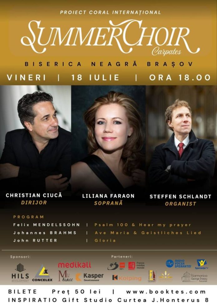 Summer Choir Carpates, la Biserica Neagră