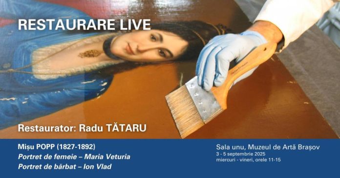 Muzeul de Artă Brașov invită publicul să descopere secretele din spatele restaurării operelor de artă