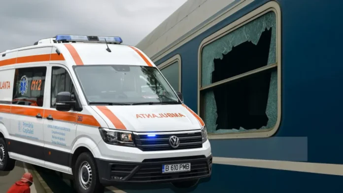 Două fetițe, rănite în tren de un geam care a căzut în vagonul în care călătoreau