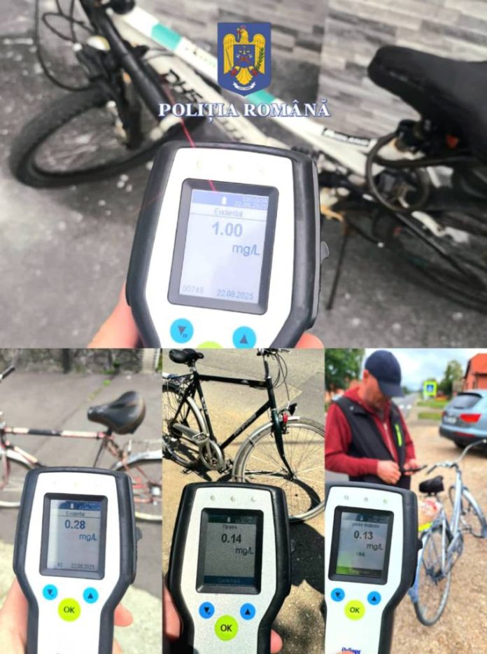 Aproape 900 de abateri rutiere, săvârșite într-o săptămână de pietoni, bicicliști, conducători de trotinete electrice