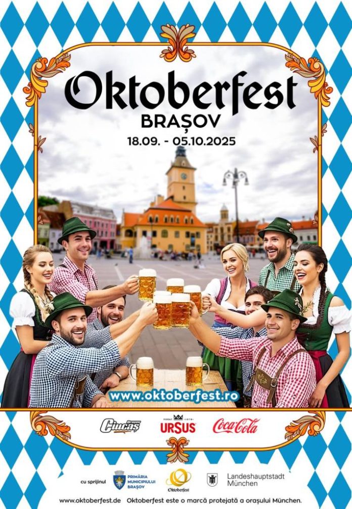 Prima ediție oficială Oktoberfest România, la Brașov, în Parcul Tractorul