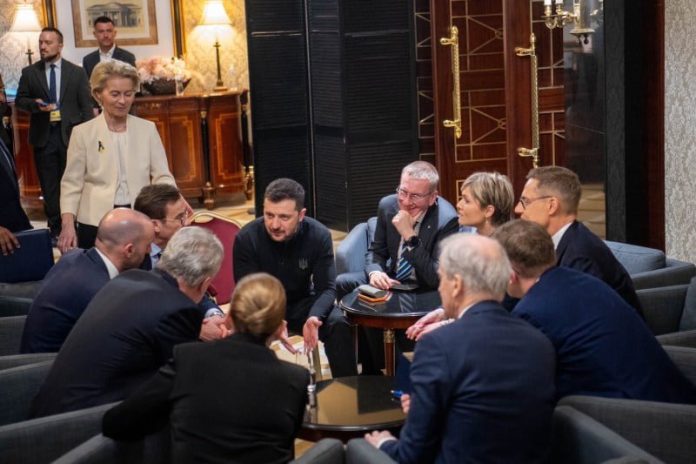 7 lideri europeni îl însoțesc pe Zelenski la Casa Albă