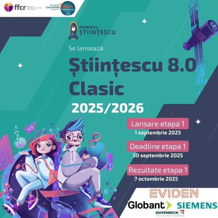 Programul Științescu la Brașov așteaptă până la finalul lunii septembrie idei de proiecte STEAM (științe, tehnologie, inginerie, artă și matematică)