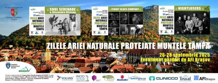 „Zilele ariei naturale protejate Muntele Tâmpa”, în perioada 26-28 septembrie 2025, la AFI Brașov